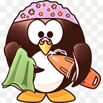 tux linux鼠标垫电脑鼠标命令行接口