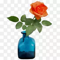 花园玫瑰花瓶静物摄影剪花