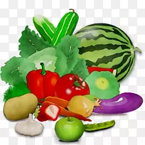 素食、水果、蔬菜食品