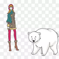北极熊梦字典符号-熊