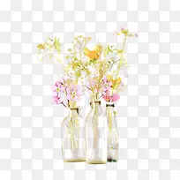 花卉设计切花花瓶人造花