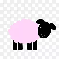 绵羊剪贴画，可伸缩图形，png图片，山羊-羔羊，SVG，png，婴儿