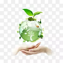 地球母亲自然环境植物-地球日