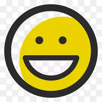 笑脸表情移动式网络图形电脑图标-笑脸透明PNG超赞