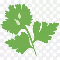 绿枝剪贴画植物茎叶