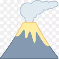 火山剪贴画Etna电脑图标山哈德逊山脉峭壁PNG冰封
