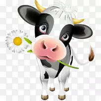 荷斯坦，弗里西亚牛，高地牛，安格斯牛，肉牛-奶牛卡通，巴布亚新几内亚奶牛
