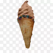 冰淇淋圆锥形巧克力冰淇淋软糖圣代冰淇淋软糖冰淇淋滚筒PNG麦当劳