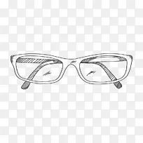 玻璃图图库插图.眼镜绘图PNG眼