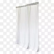 窗帘和窗帘白色图像蓝帘PNG白色