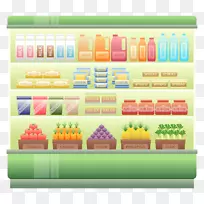 食品图像杂货店超市酸奶商店货架