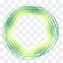 圆圈png图片绿色图像剪辑艺术.辉光png圆
