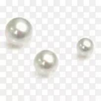 珍珠png图片剪辑艺术珠宝耳环灰钻和珍珠PNG透明