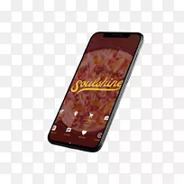 Soullight比萨饼厂-Flowood智能手机Calzone-金模型