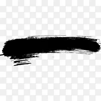 黑白单色摄影素描-黑色旗帜PNG grunge