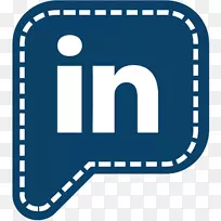 LinkedIn营销管理电脑图标社交媒体