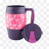 咖啡杯小电器产品设计-洗粉红