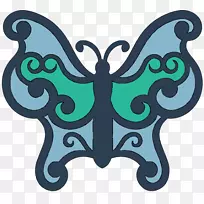 m。蝴蝶图案对称字体