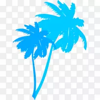 剪贴画棕榈树图形png图片免费内容蒸气波png掌上