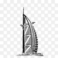 Burj al Arab Jumeirah Burj Khalifa酒店形象-半岛剪贴画