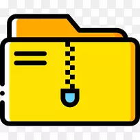 计算机图标可伸缩图形封装PostScript计算机文件夹图标png黄色