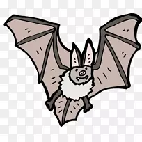 吸血鬼蝙蝠卡通免费插图