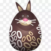 巧克力兔子复活节彩蛋巧克力兔子巴恩牛奶