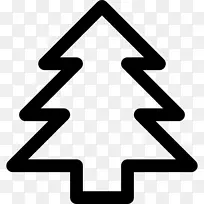 圣诞节圣诞树png图片透明度-树大纲png图标