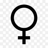 行星符号性别符号金星女性-女性符号