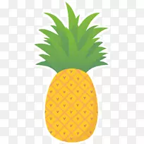 菠萝png图片绘制anana comosus图像-abacaxi