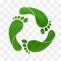 碳足迹生态足迹循环利用自然环境可持续性