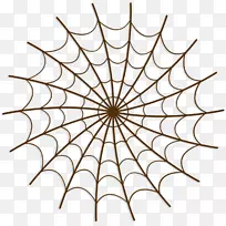 剪贴画图形蜘蛛网插图