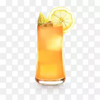 哈维沃尔班格鸡尾酒装饰橙汁饮料麦台模糊肚脐