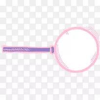 护目镜产品设计粉红色m线