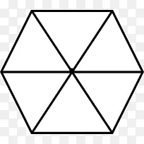 六角正多边形数学三角形六边形几何