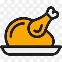 炸鸡火鸡肉png图片鸡块-PNG火鸡盛宴