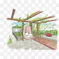 剪贴画木器佩高拉png图片花园-邦宁斯棚PNG花园