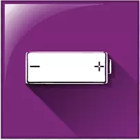 矩形手机配件产品设计紫色