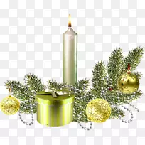 圣诞节png图片图像蜡烛PSD运动圣诞灯