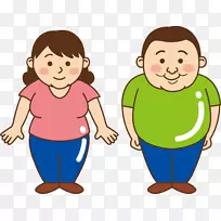 代谢综合征脂肪组织肥胖健康-肥胖PNG卡通