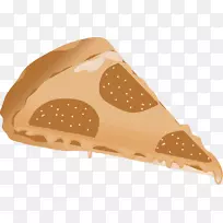 比萨饼夹艺术图形香肠食品-意大利香肠