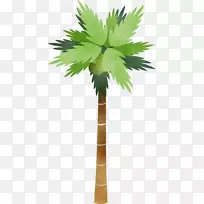 剪贴画棕榈树图形png图片