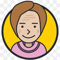 剪贴画笑脸人的行为线幸福