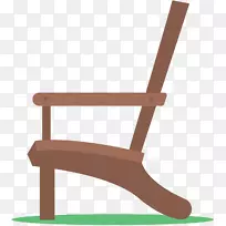椅子设计花园家具插图木材