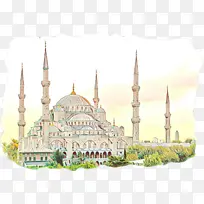 蓝色清真寺 清真寺 苏丹纳赫迈特法提赫