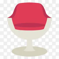 椅子 现代建筑 红色