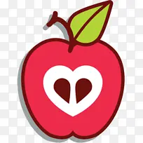苹果 心脏 红色