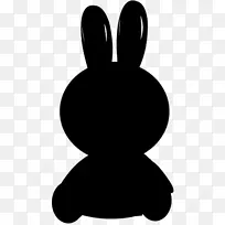 兔子 黑白 兔子和野兔