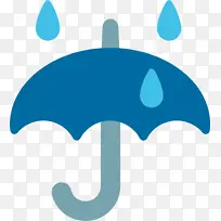 表情符号 雨 贴纸