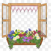 花卉 花卉设计 窗户